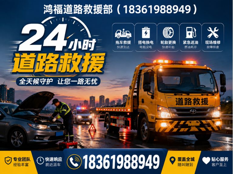 昆山市鸿福道路救援部展示图