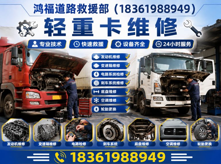 昆山市货车维修保养展示图